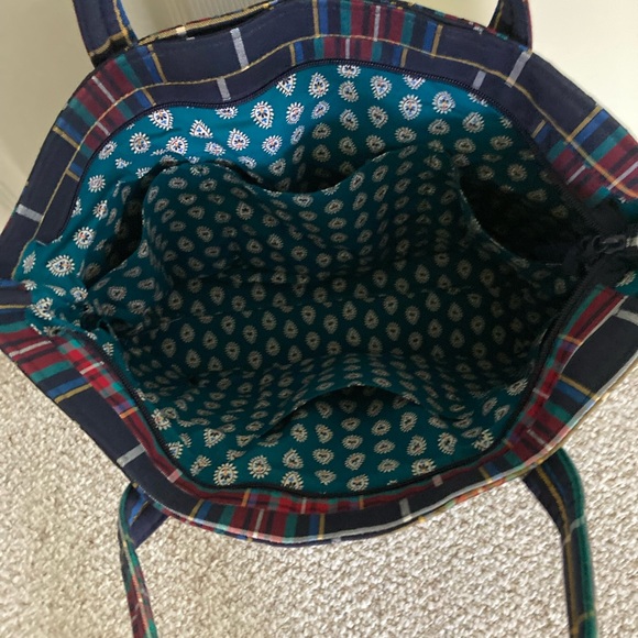 Vera Bradley Vera tote bag in Tarten Plaid - Picture 5 of 5